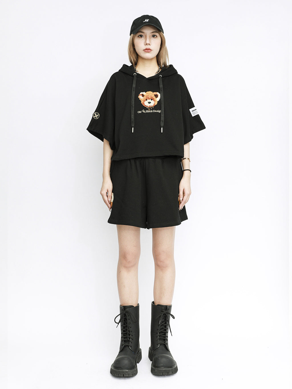 TEDDY CROPPED SWEATSHIRT
