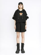 TEDDY CROPPED SWEATSHIRT