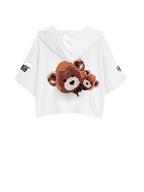 TEDDY CROPPED SWEATSHIRT